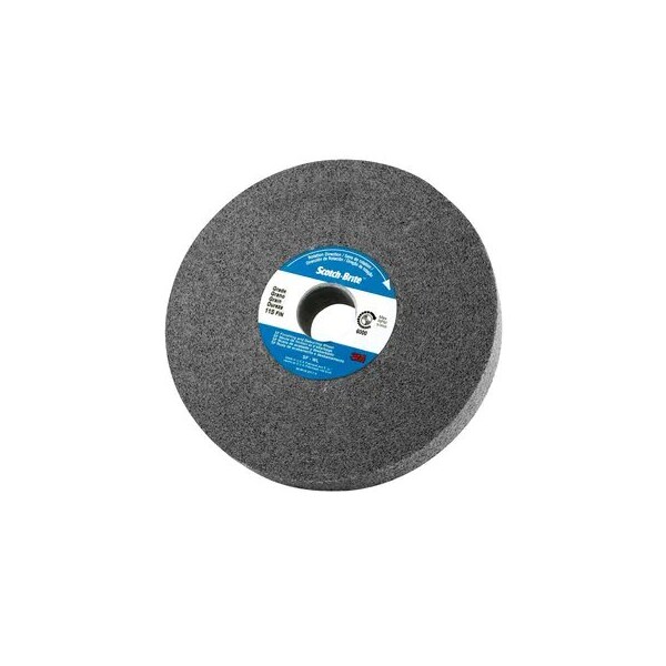 thumbnail interactive-video image 1 of 3M 09548 Scotch-Brite EXL Deburring Wheel - 6x1x1 Fine Grade Convolute Wheel 1 of 4